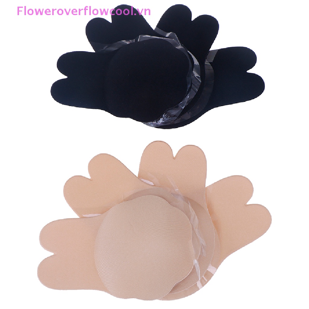 1 Cặp Miếng Dán Nâng Ngực Bằng Silicone Vô Hình Cho Nữ