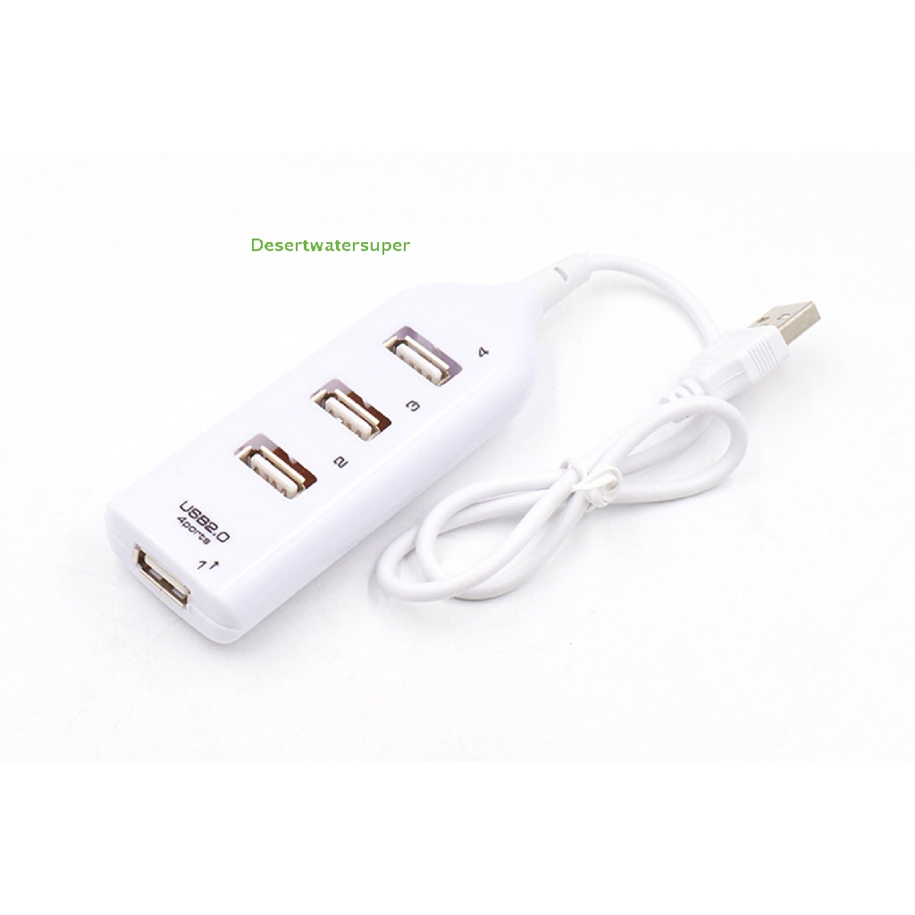 Bộ Chia 4 Cổng USB 2.0 Tốc Độ Cao Kèm Dây Cáp Cho Laptop