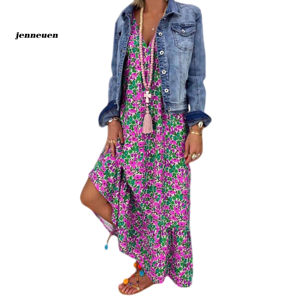 Jen Bohemia Váy Không Tay