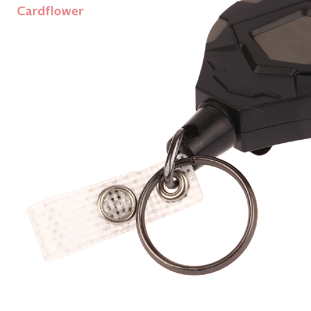 < Cardflower > Móc Chìa Khóa Hình Tam Giác Màu Đen Có Thể Điều Chỉnh Dễ Dàng