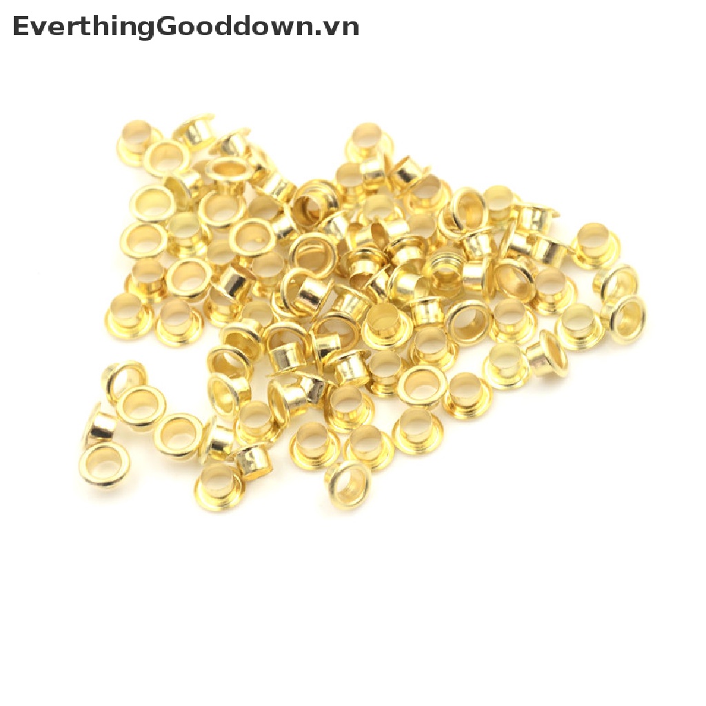Everthinggooddown Set Kìm Bấm Lỗ Đinh Tán Kèm 20 Khoen Cho Giày Da Túi Xách