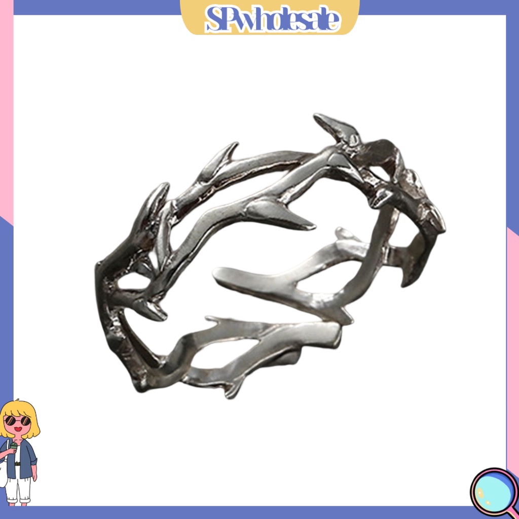 <SPwholesale> Nhẫn Đeo Ngón Tay Phong Cách Punk Hiphop Punk Cổ Điển Có Thể Điều Chỉnh Dành Cho Nam