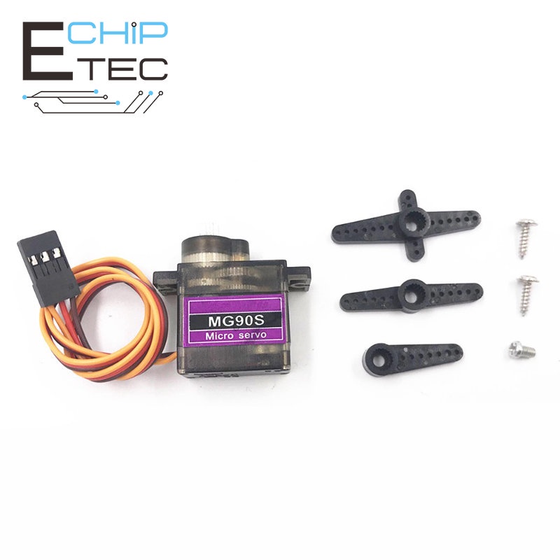 1 Chiếc MG90S Micro servo Cho Xe Thông Minh Trực Thăng Boart Xe Trex 450 RC Robot Trực Thăng