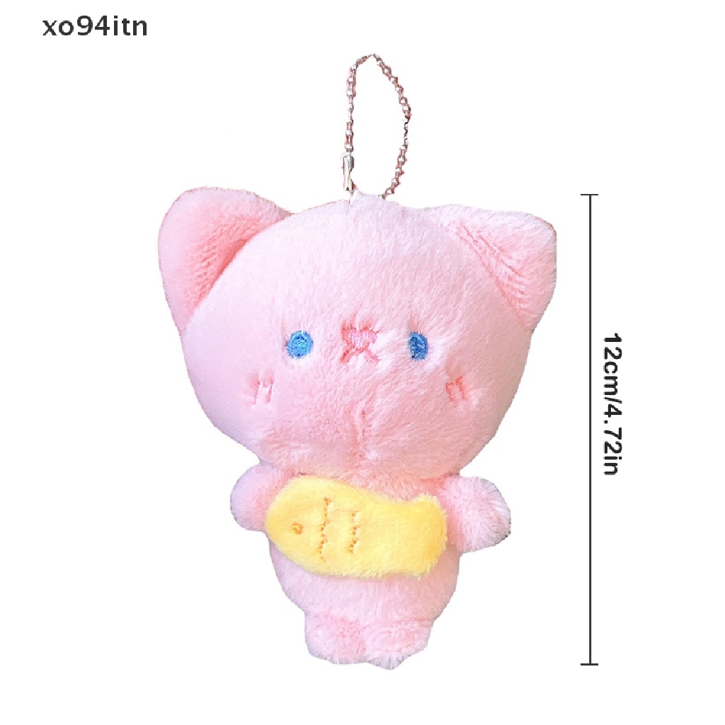 Móc Khóa Hình Mèo Hoạt Hình Nhồi Bông Đáng Yêu