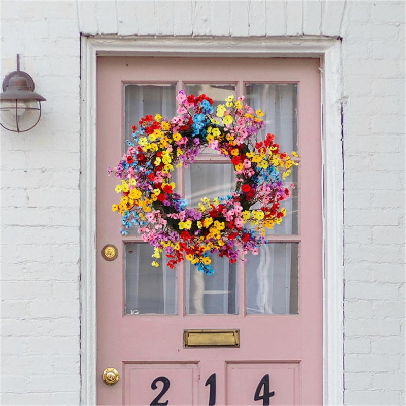 Vòng Hoa Nhân Tạo Treo Tường Trang Trí Tiệc Cưới / Nông Trại