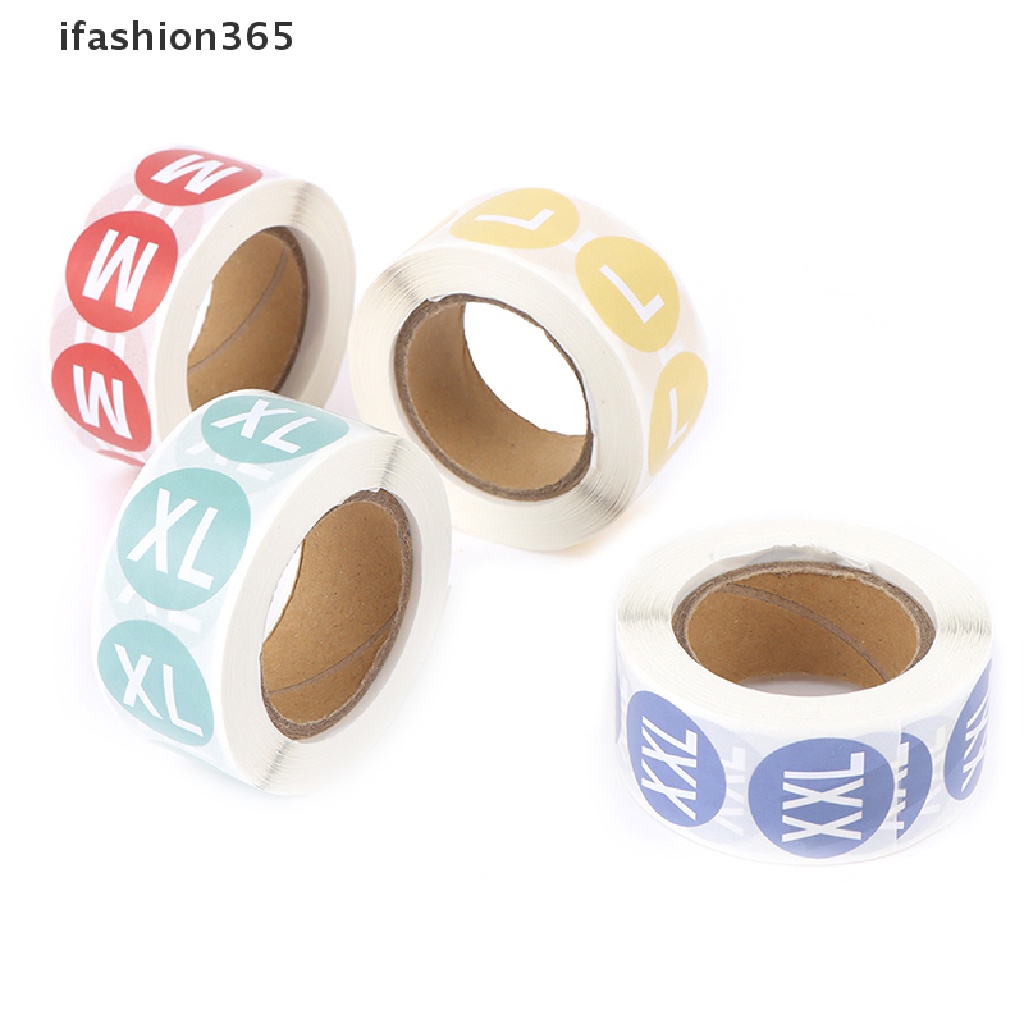 500 Nhãn Dán Kích Thước 2.5cm Dùng Trang Trí Quần Áo Tiện Dụng