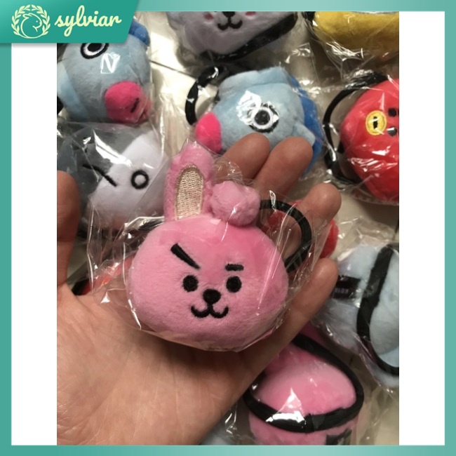 LINE FRIENDS Dây Cột Tóc BT21 Phong Cách Quân Đội BTS