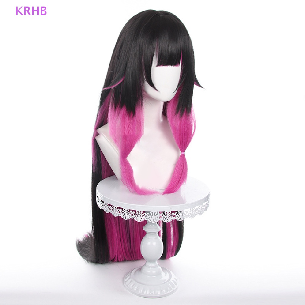 Tóc Giả Hóa Trang Nhân Vật KRHB Genshin Va Chạm Columbina 110cm Mới