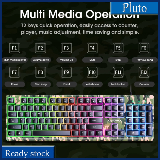 Mới Bộ Tai Nghe Chuột Và Bàn Phím Có Đèn Nhiều Màu Sắc Dành Cho Game Thủ