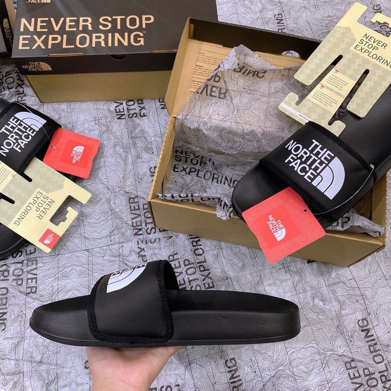 *HÀNG CHÍNH HÃNG* DÉP THE NORTH FACE BLACK WHITE CỰC HOT HIT