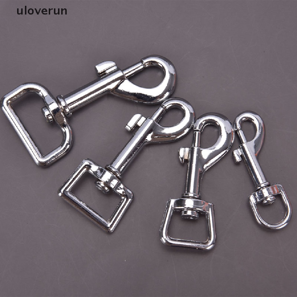 Uloverun Bộ Dây Xoay Bằng Kim Loại Kèm Khóa Cài Dành Cho Cún Cưng vn