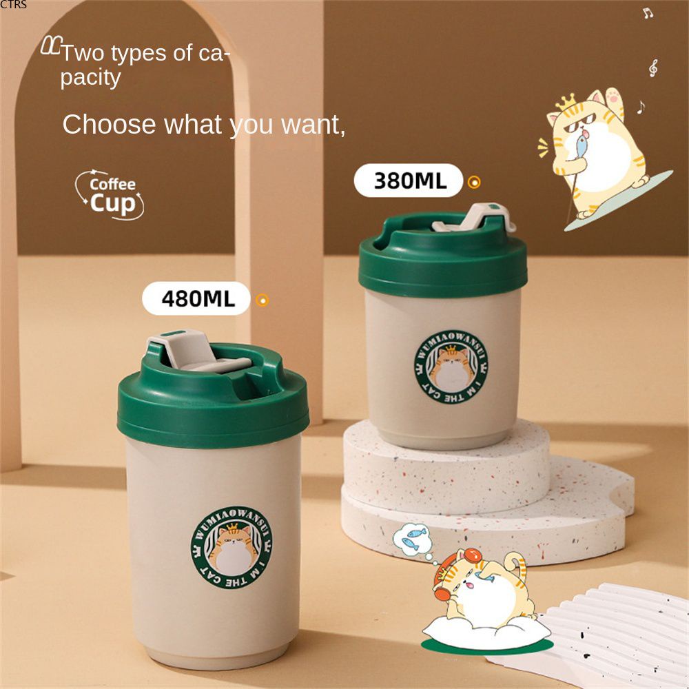 Cốc Cà Phê Bằng Thép Không Gỉ 304 Phong Cách Instagram Cốc Nhựa Cầm Tay Ngoài Trời Gia Đình Đáng Yêu Và Tươi Mới Cốc Quà Tặng Giá Trị Màu Sắc Cao