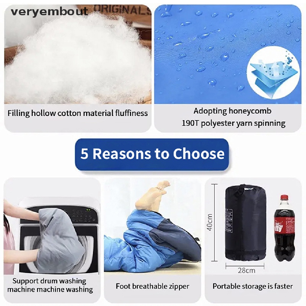 Túi Ngủ Cắm Trại Chống Thấm Nước Siêu Nhẹ Tiện Dụng