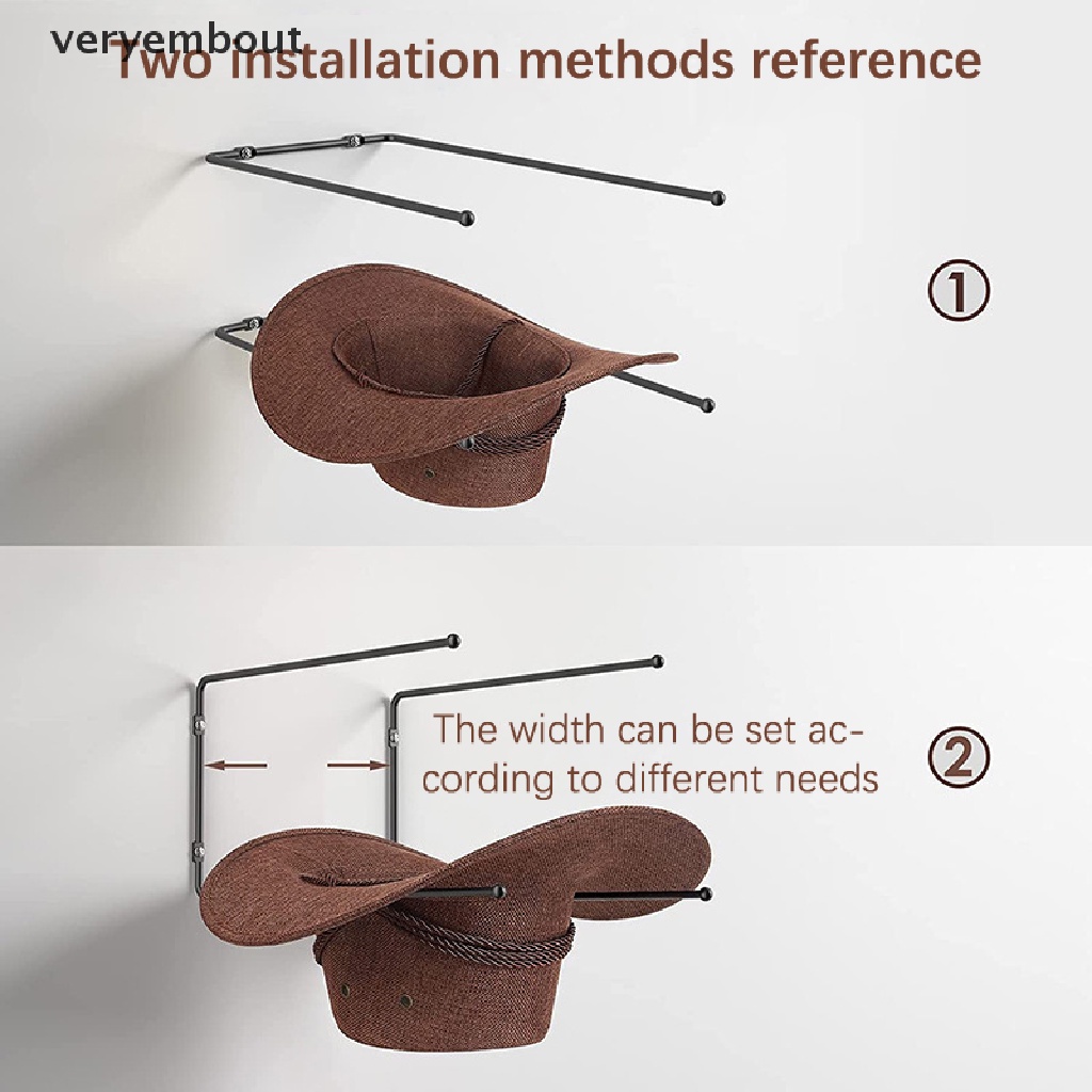 Giá Đỡ Trưng Bày Mũ Cao Bồi Phong Cách Phương Tây