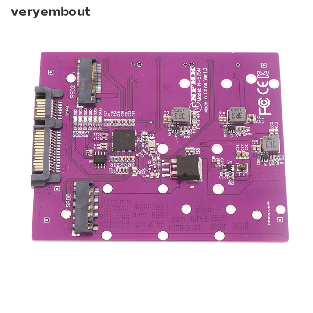 Card Mở Rộng 5 Cổng SATA M.2 NGFF SSD 5 Cổng SATA M.2 Chuyên Dụng