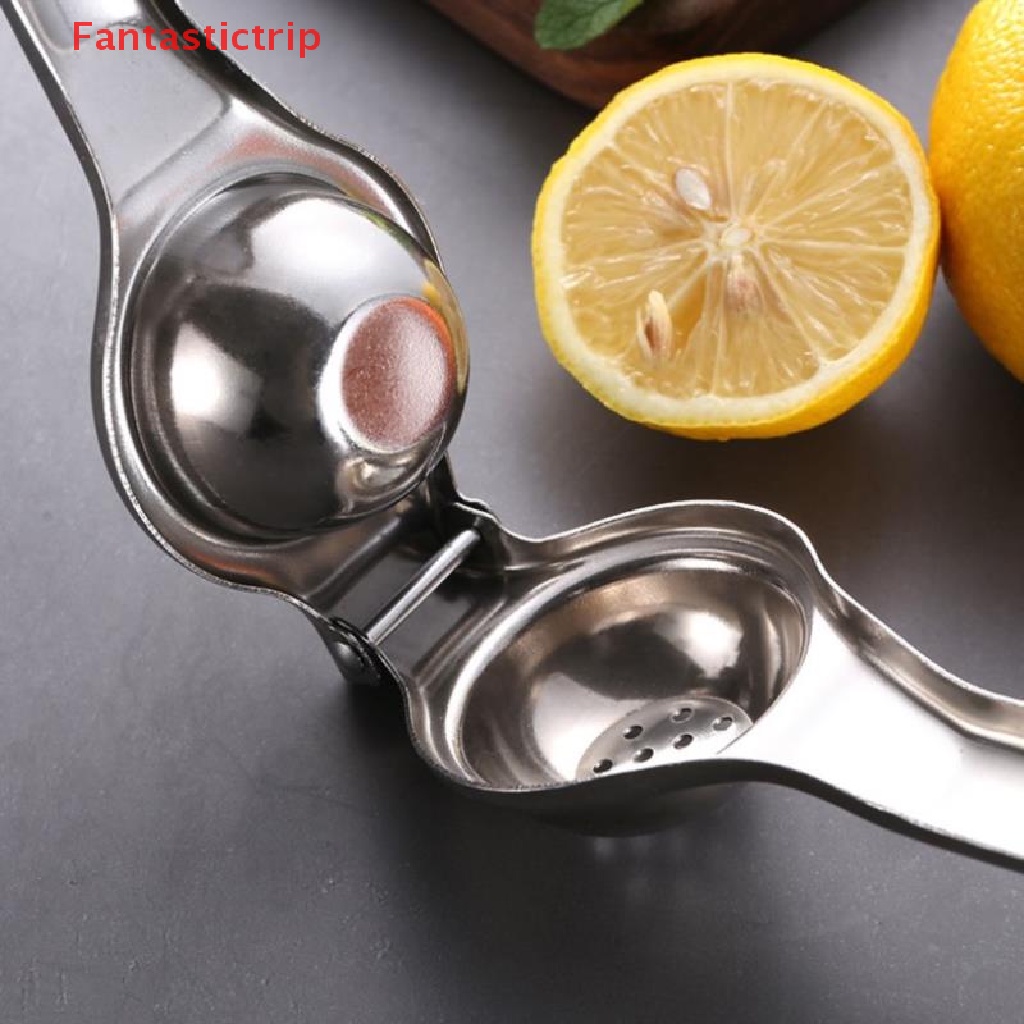 [Fantastictrip] Dụng Cụ Ép Nước Cam / Chanh Bằng Thép Không Gỉ Mới