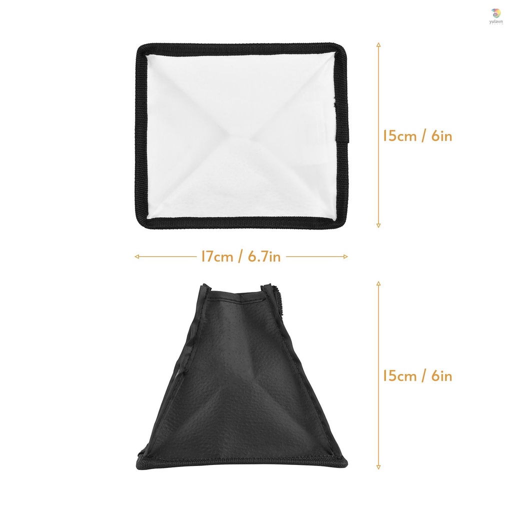 Hộp Tản Sáng 17 * 15cm / 6.7 * 6in Cho Đèn Flash Máy Ảnh Godox Yongnuo