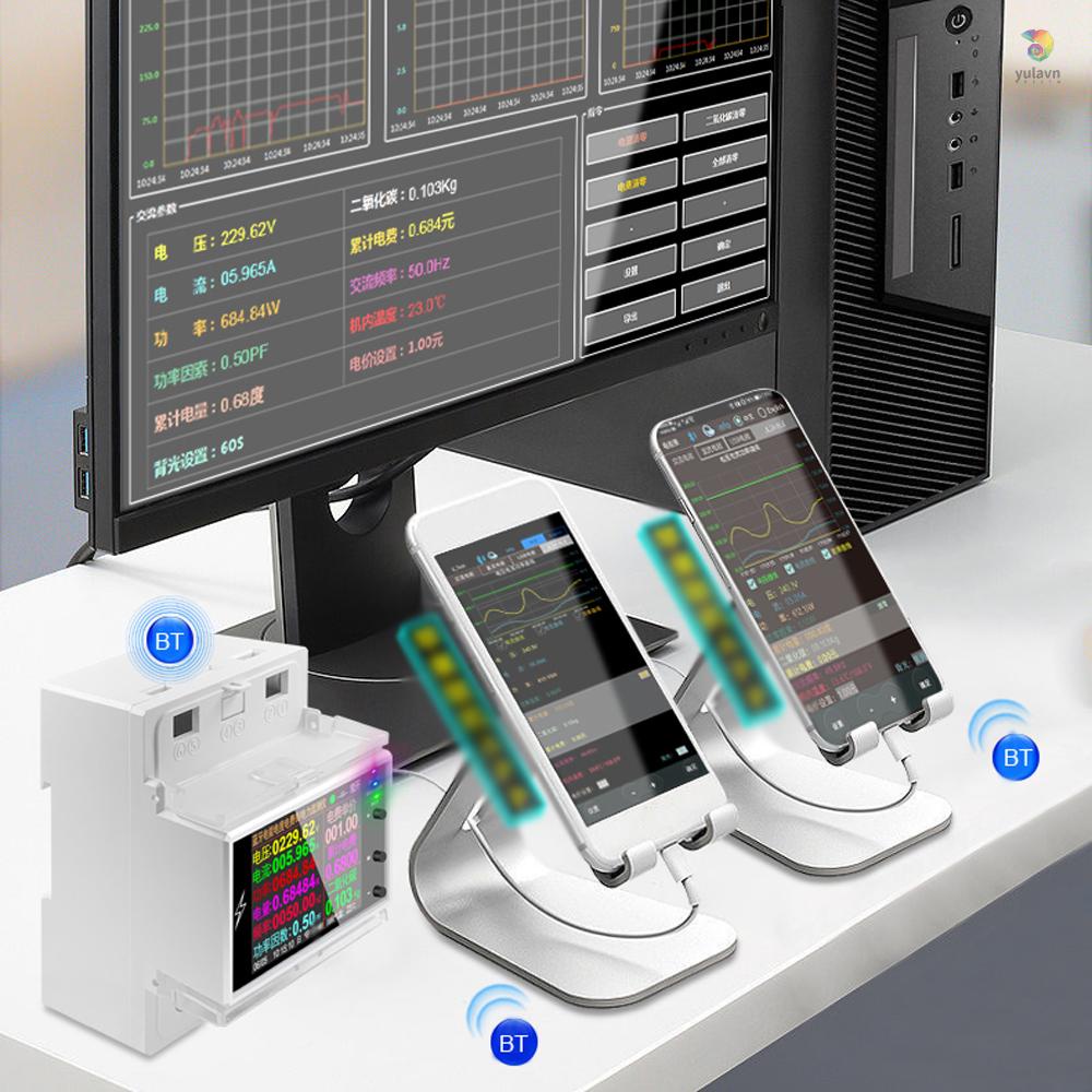 Đồng Hồ Đo Dòng Điện Màn Hình Màu LCD 2.4 inch 2P Thông Minh