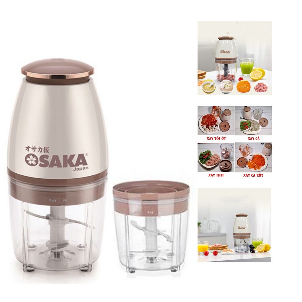MÁY XAY OSAKA NHẬT BẢN ĐA NĂNG 700ML CÔNG SUẤT 350W XAY THỊT, CÁ , RAU CỦ QUẢ, XAY SINH TỐ CỰC NHANH CỰC NHUYỄN