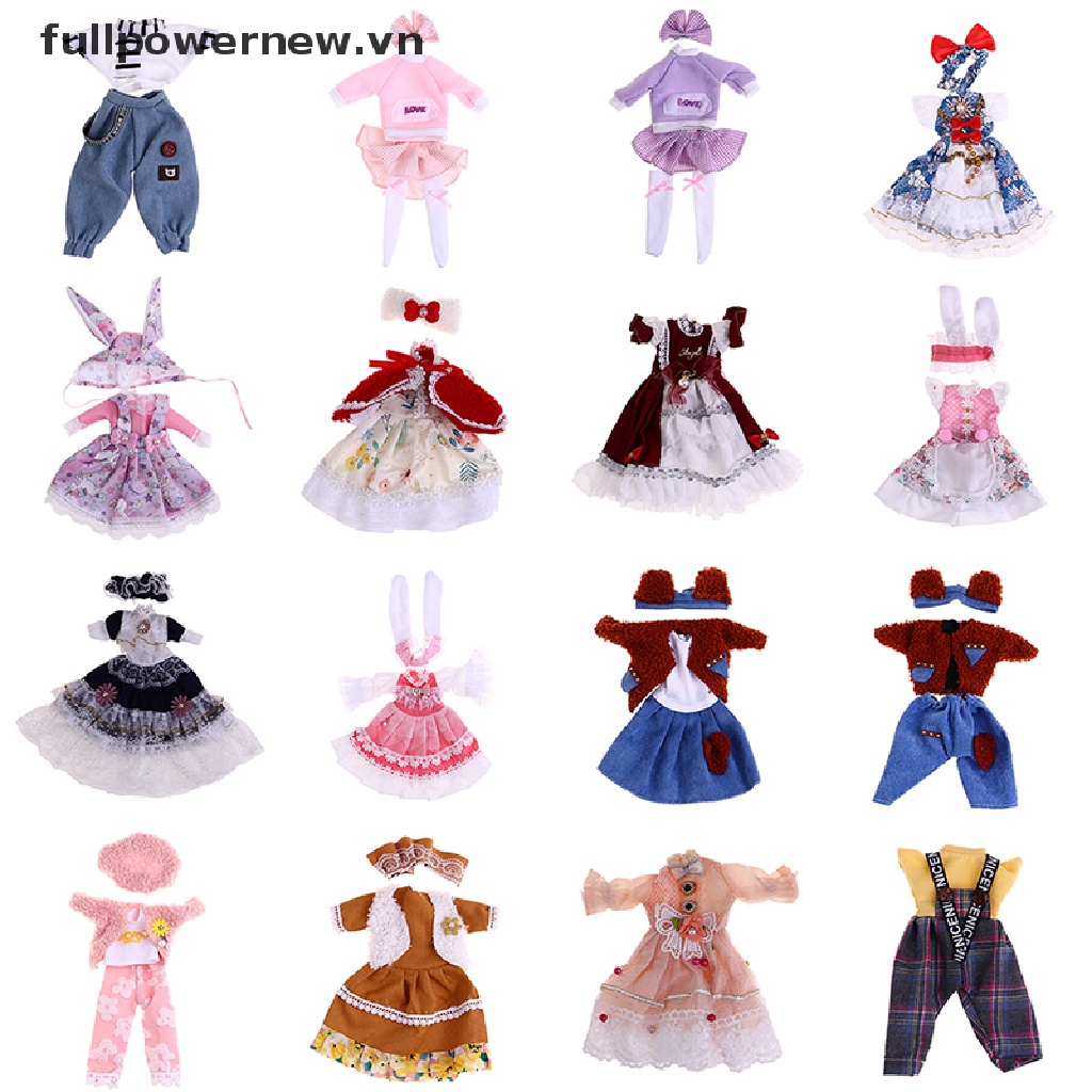 Đầm Công Chúa Thời Trang Cho Búp Bê 1 / 6 30cm
