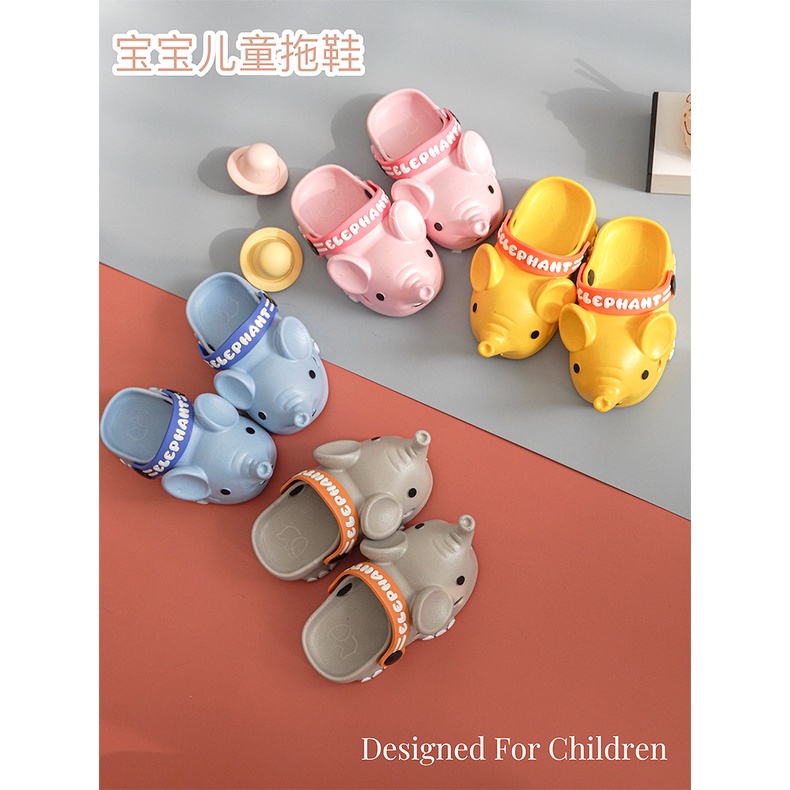 Dép Sandal Đục Lỗ Chống Trượt Họa Tiết Hoạt Hình Dễ Thương Thời Trang Đi Biển Mùa Hè Cho Bé