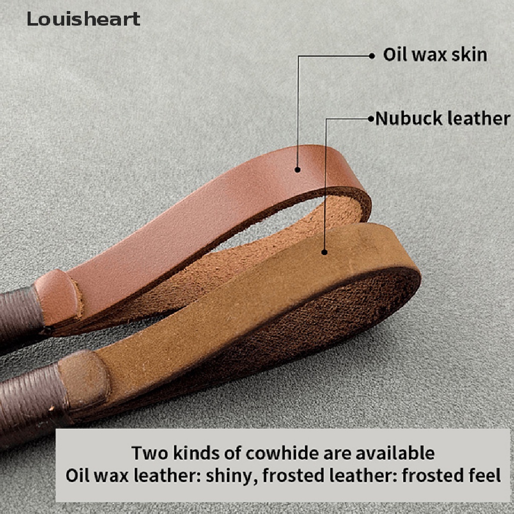 Móc Khóa Dây Da Bò Handmade Phong Cách Retro