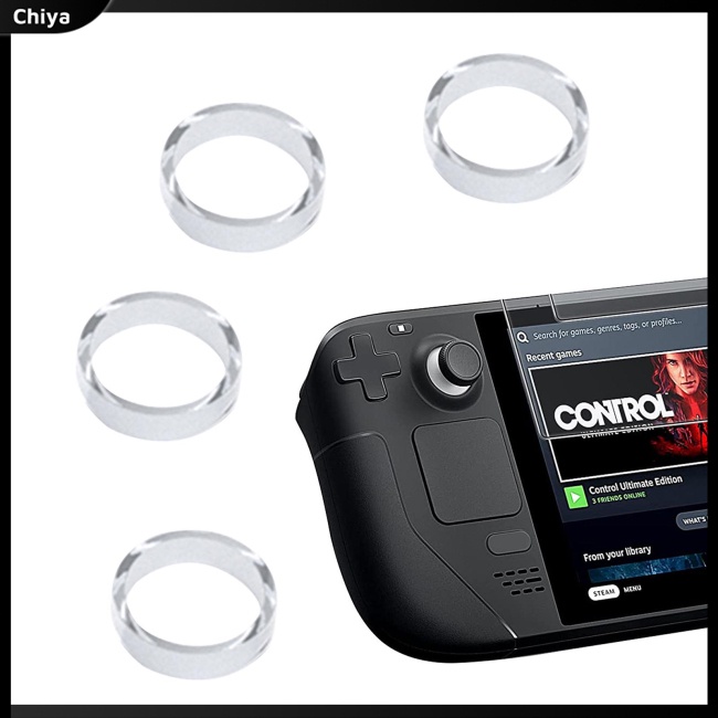 Set 4 Vòng Silicon Bảo Vệ Cần Điều Khiển Chơi Game Steam Deck / Ps5 / Ps4