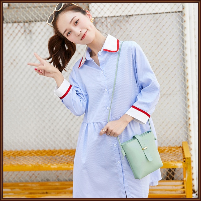 Túi Da Pu Đeo Chéo Mini Đựng Điện Thoại Thiết Kế Đơn Giản Cho Nữ