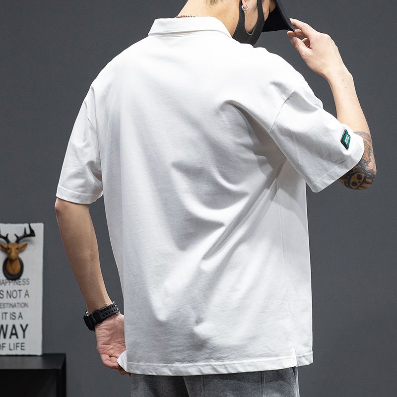 Áo Thun Polo Ngắn Tay Dáng Rộng Thời Trang Mùa Hè Dành Cho Nam