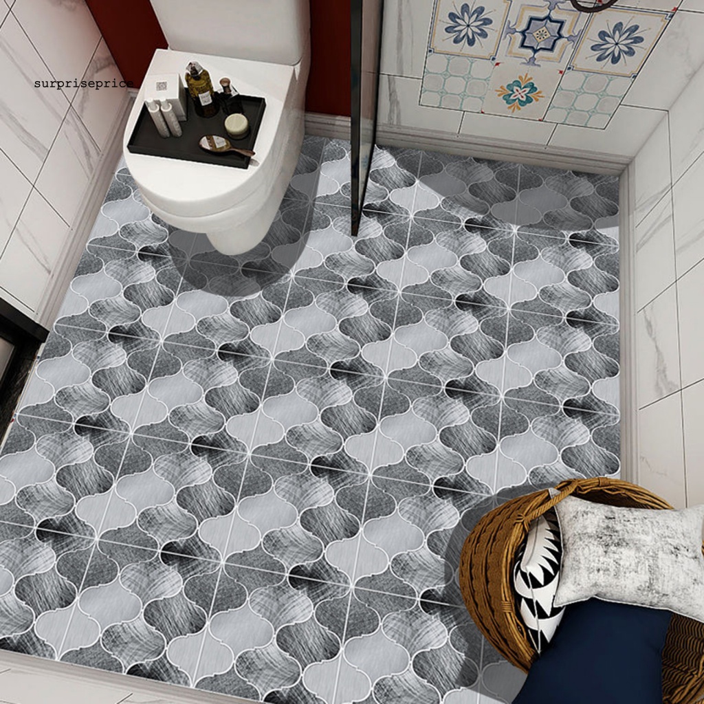 Set 10 Sticker Dán Tường Tự Dính Chống Thấm Nước Họa Tiết Vân Đá Cẩm Thạch Cổ Điển Trang Trí Nhà Cửa