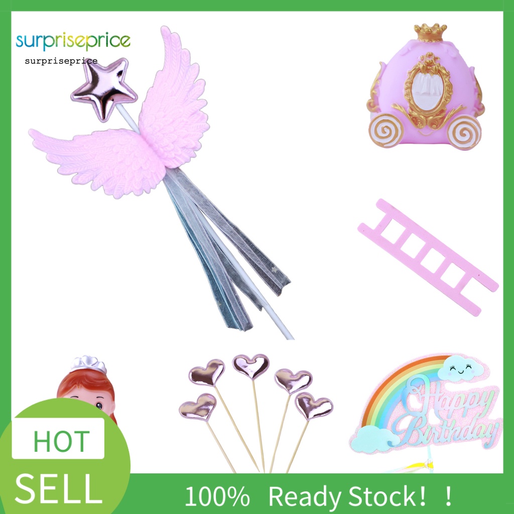 1 Bộ Que Tăm Bằng Silicone Cấp Thực Phẩm Dùng Trang Trí Bánh Kem