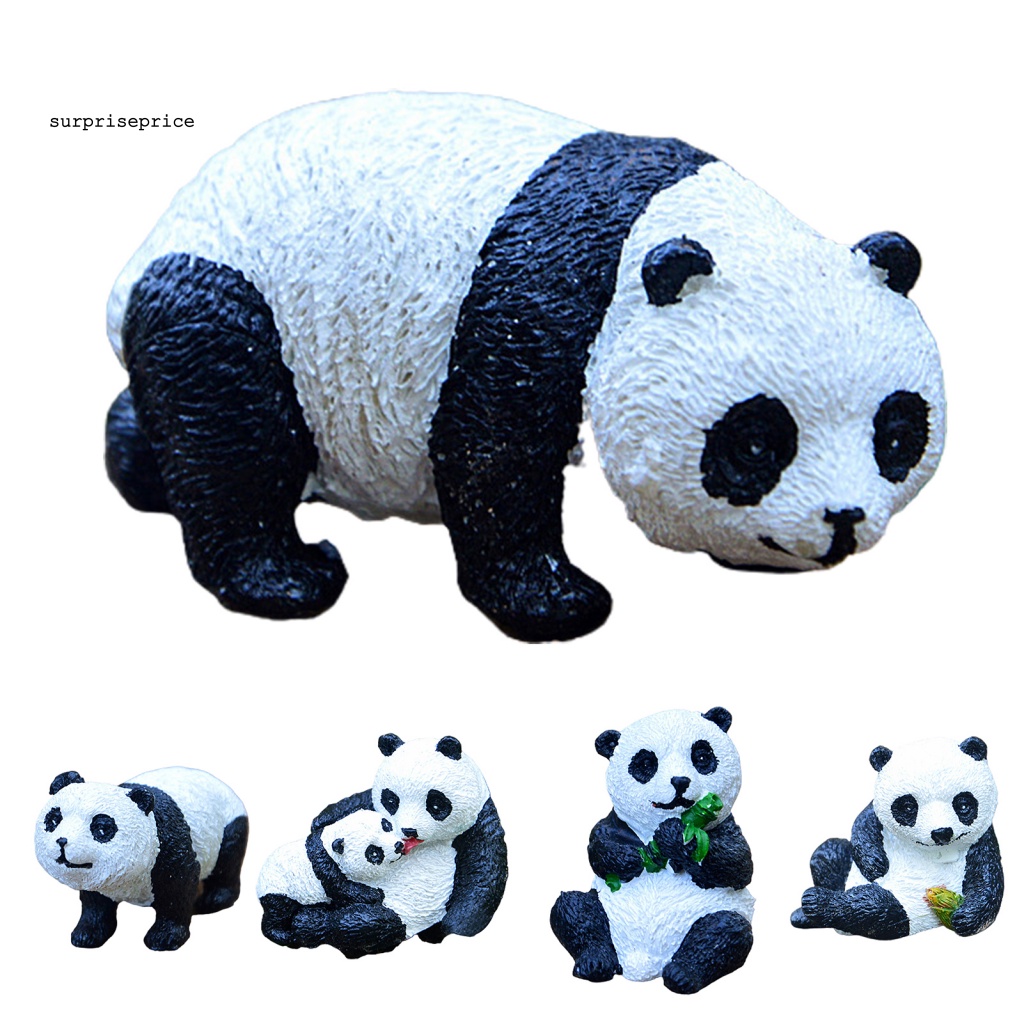 Spa Tượng Gấu Trúc Sống Động Như Thật Quyến Rũ Chi Tiết Thật Chính Xác Cho Sân Vườn