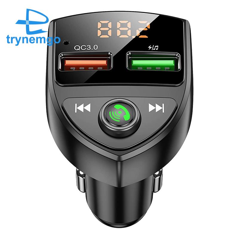 Bộ Chuyển Đổi Bluetooth FM Không Dây Hỗ Trợ MP3 Thẻ TF Cho Xe Hơi