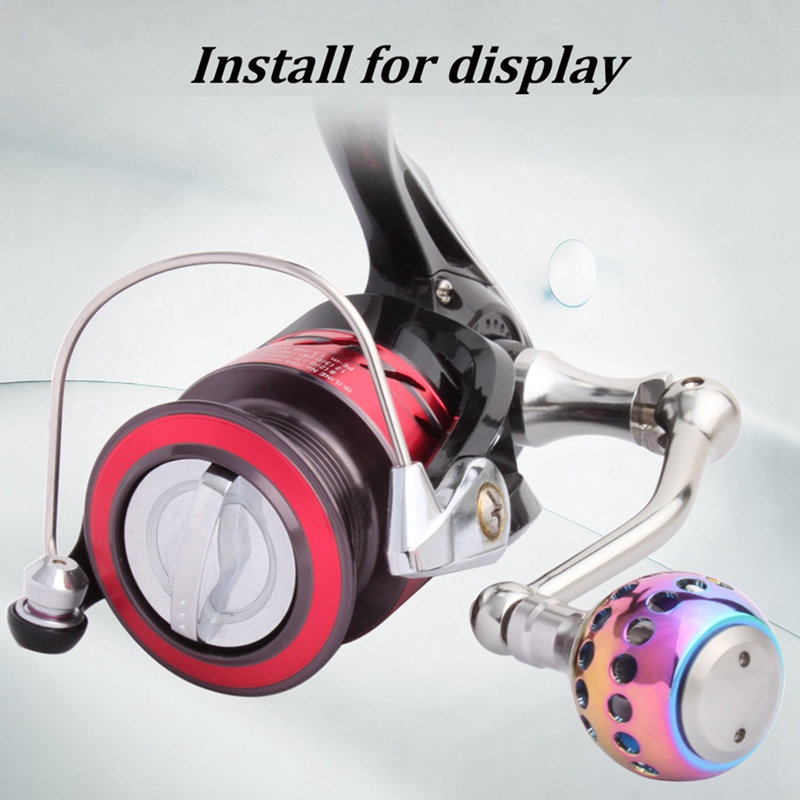 Tay Quay Máy Câu Cá Bằng Kim Loại Nhiều Màu Sắc