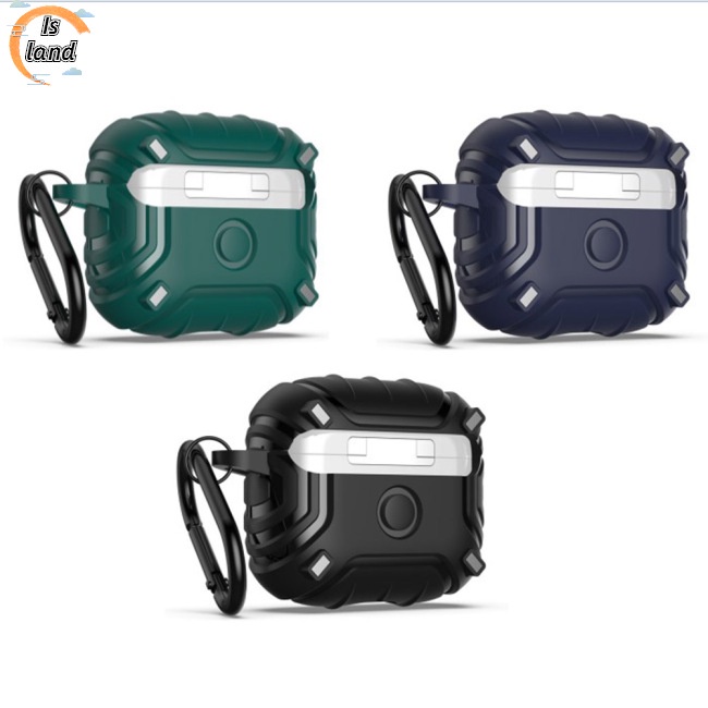 Vỏ Bảo Vệ Hộp Sạc Tai Nghe Airpods3 Có Móc Khóa Nam Châm