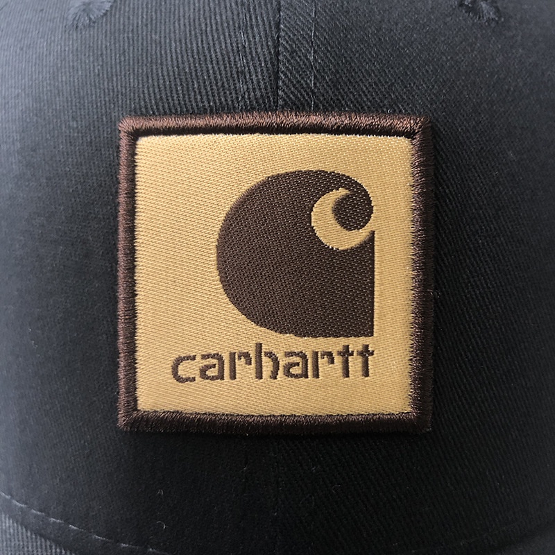 Mũ Lưỡi Trai Da Thêu Nhãn Dán Vành Cong Phong Cách Retro 2023