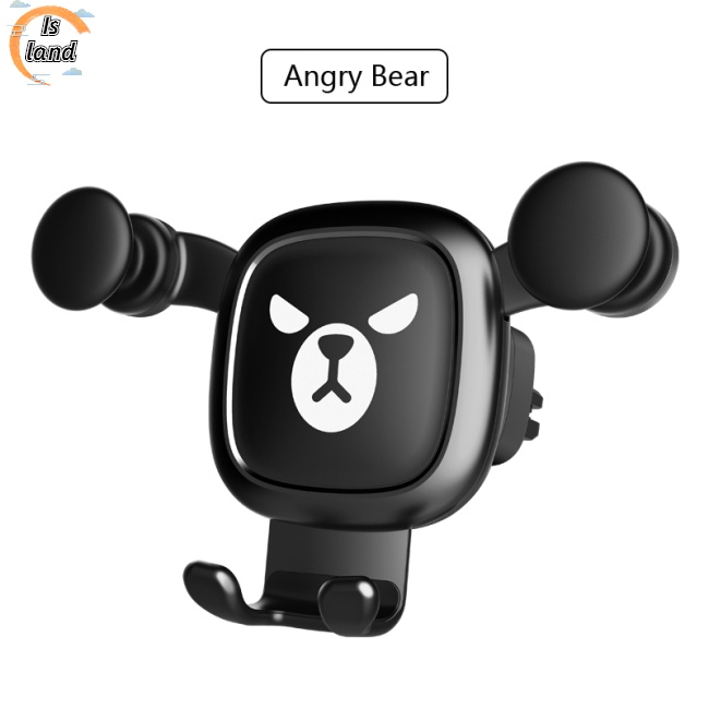 Giá Đỡ Điện Thoại Chống Rung Gắn Lỗ Thông Gió Xe Hơi Họa Tiết Hoạt Hình Sáng Tạo