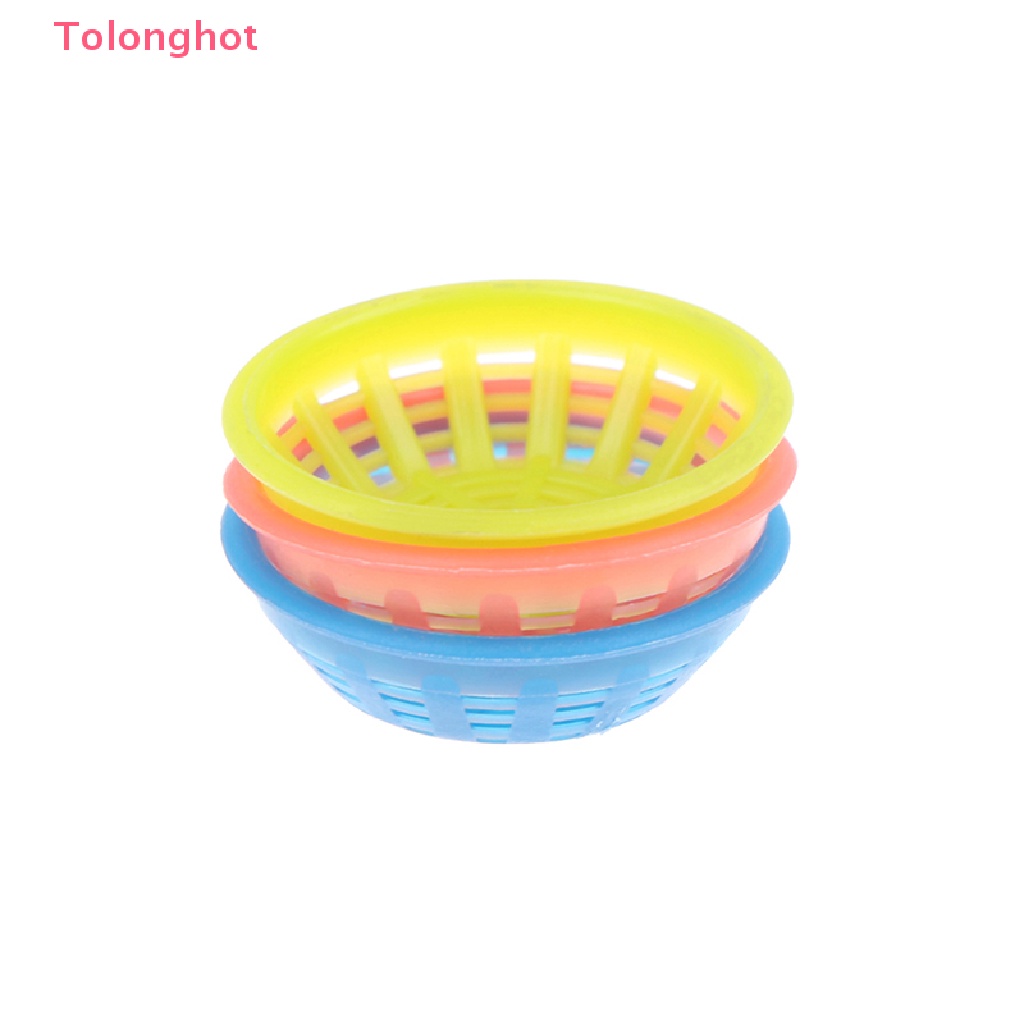 Bộ 3 Rổ Đựng Thực Phẩm Tỉ Lệ 1: 12 Trang Trí Nhà Búp Bê