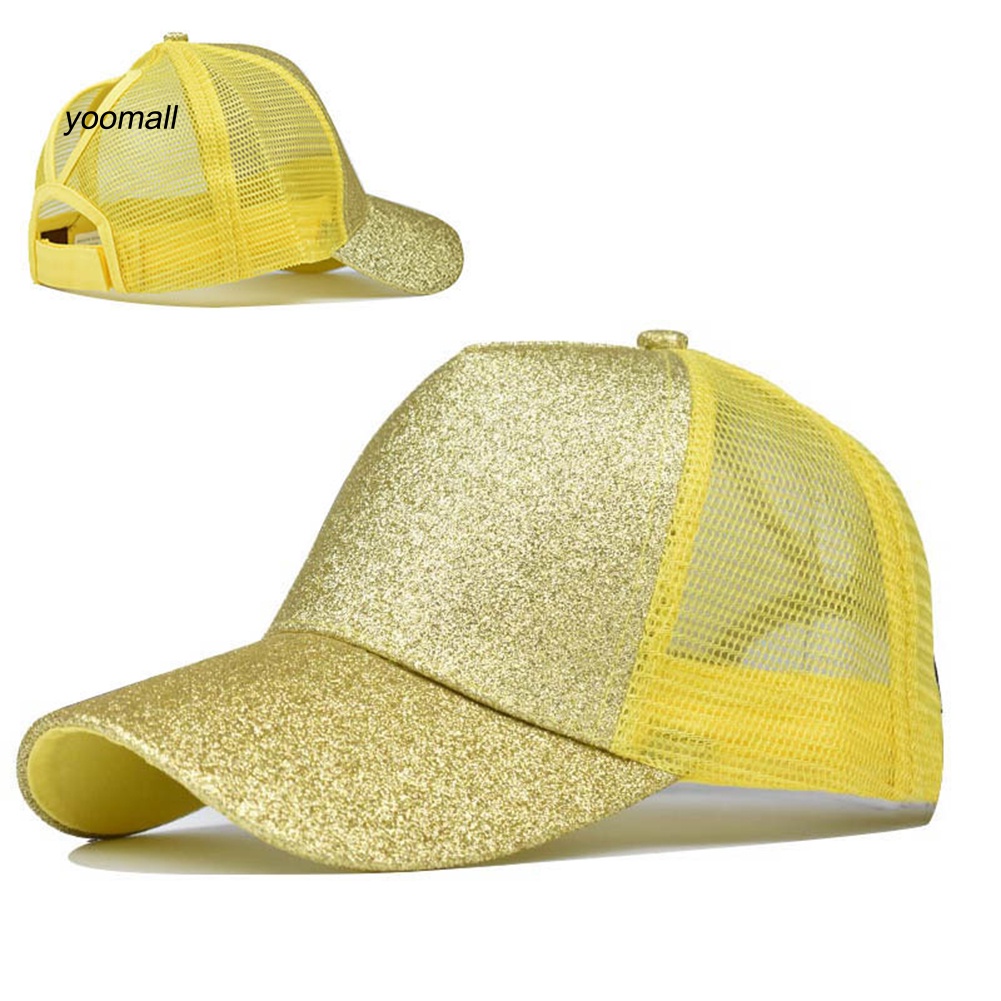 Mũ Lưỡi Trai Phối Lưới Chống Tia UV Có Thể Điều Chỉnh Thời Trang Mùa Hè Cho Nữ