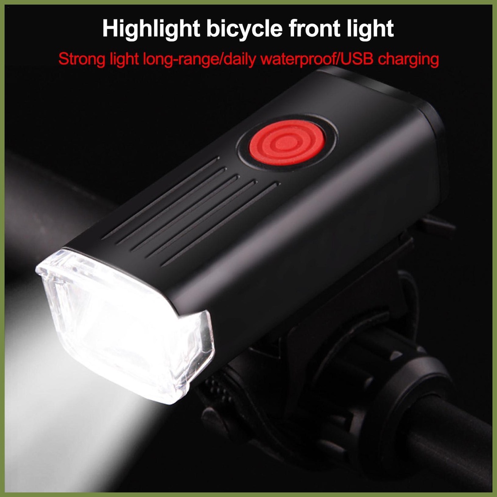 Đèn Pha Chống Thấm Nước Sạc USB Dành Cho Xe Đạp kouvn