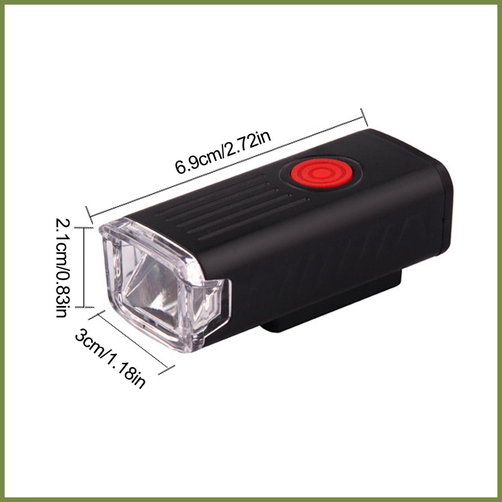 Đèn Pha Chống Thấm Nước Sạc USB Dành Cho Xe Đạp kouvn