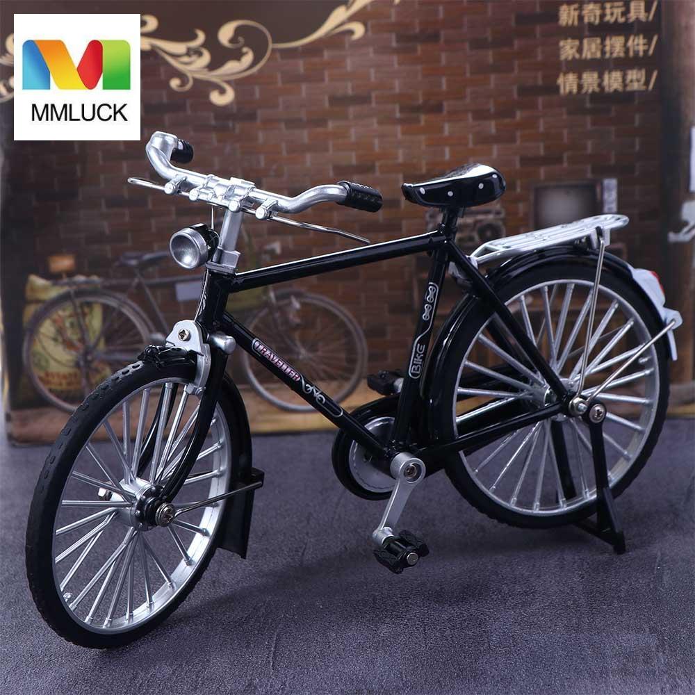 Mô Hình Xe Đạp Mini Bằng Kim Loại 1: 10 Dùng Để Trang Trí Nhà Cửa