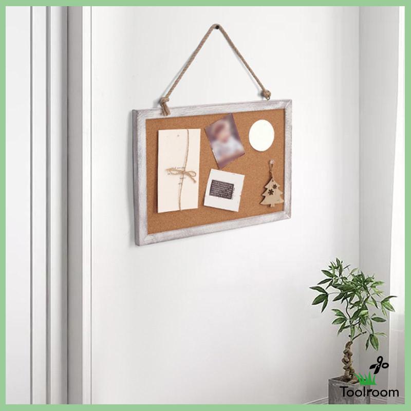Bảng Ghim Treo Bằng Gỗ Phong Cách Vintage Cho Văn Phòng