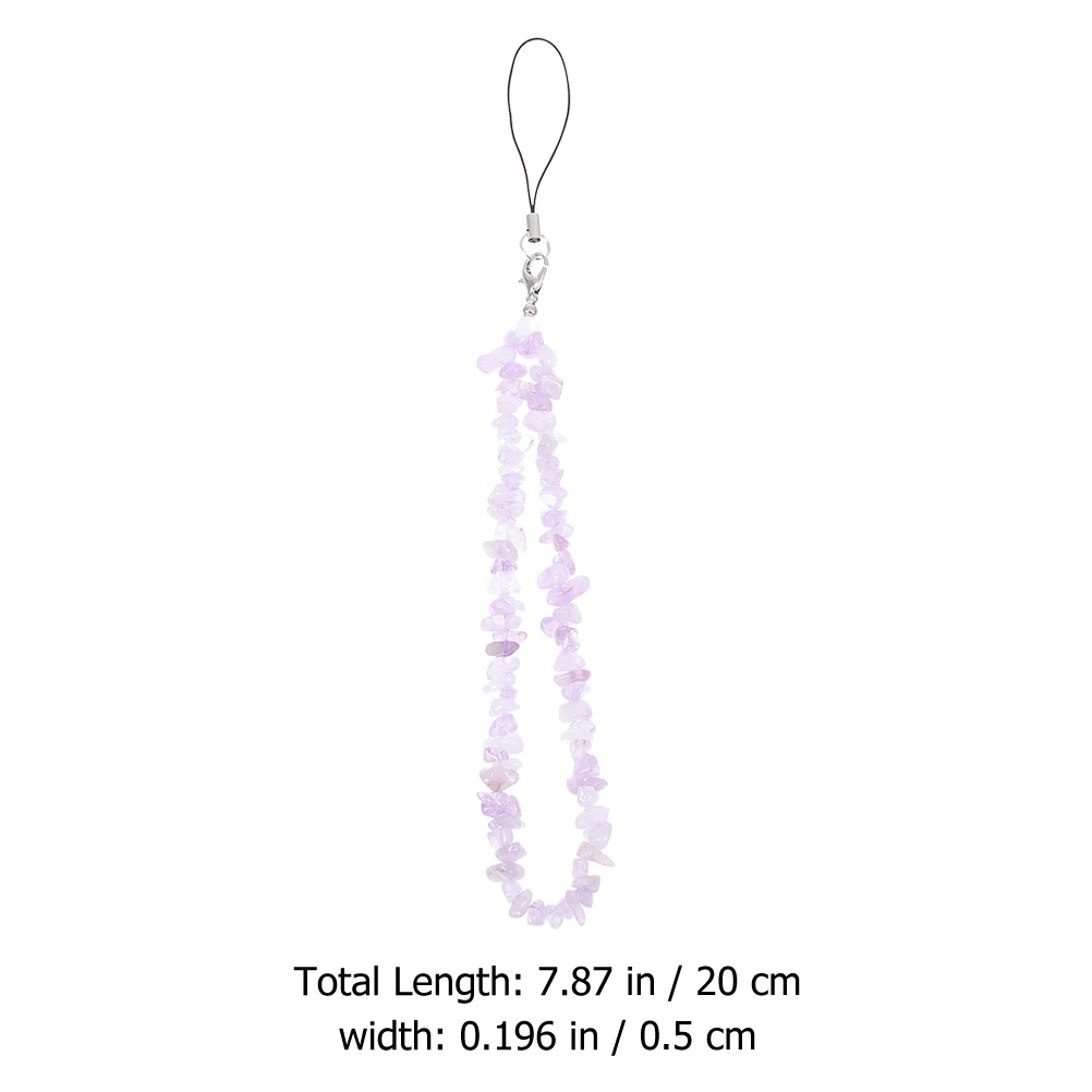 Set 2 Dây Đeo Cổ Tay Xỏ Hạt Gắn Điện Thoại Máy Ảnh Tiện Dụng