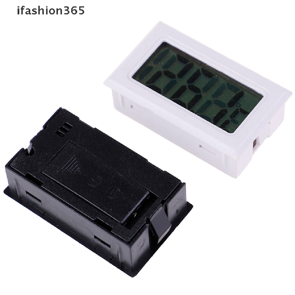 1 Máy Đo Nhiệt Độ / Độ Ẩm Màn Hình LCD Kỹ Thuật Số Mini Thời Trang ifashion365