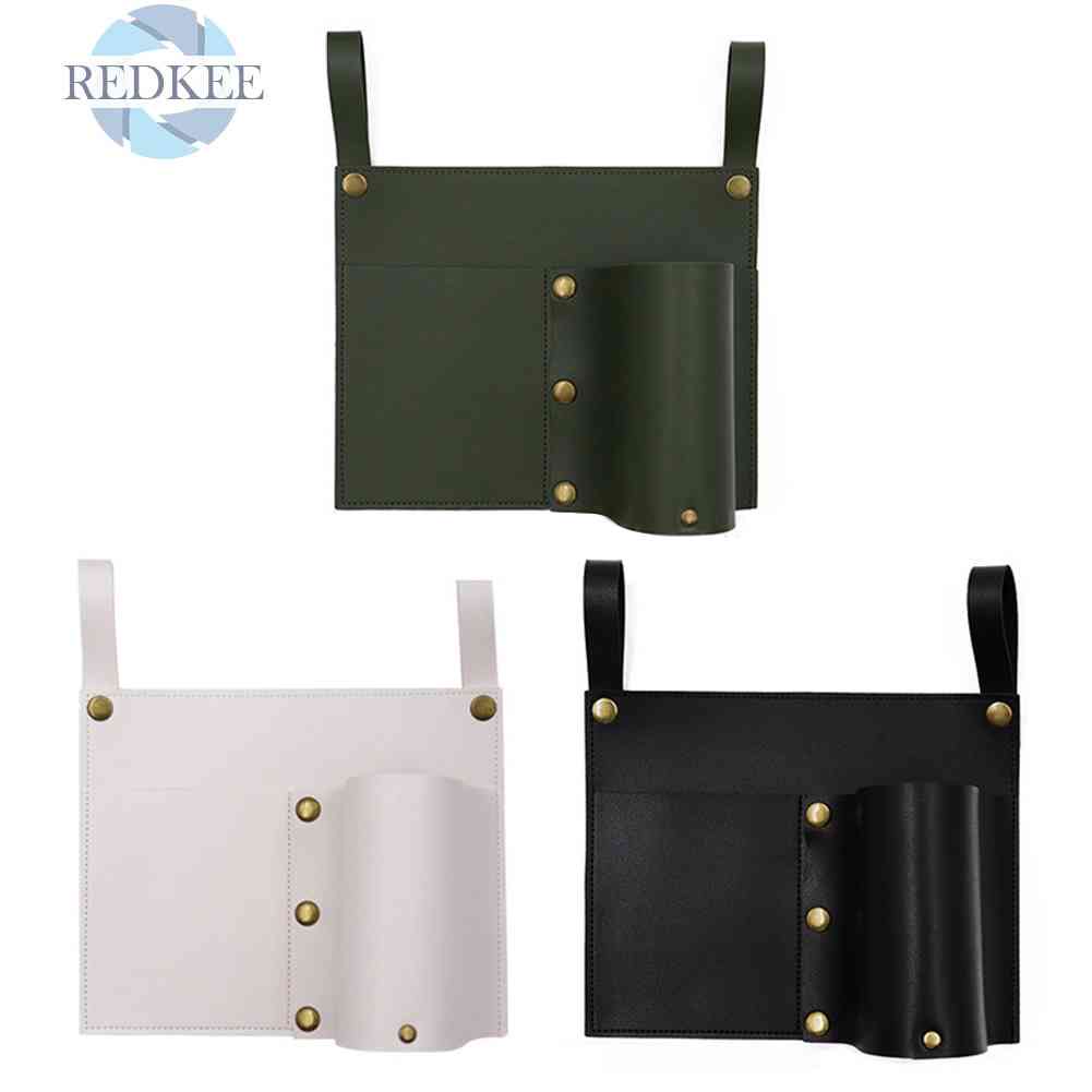 Túi Da PU Đựng Điện Thoại Gắn Tay Vịn Ghế Ngồi Câu Cá / Cắm Trại Tiện Lợi