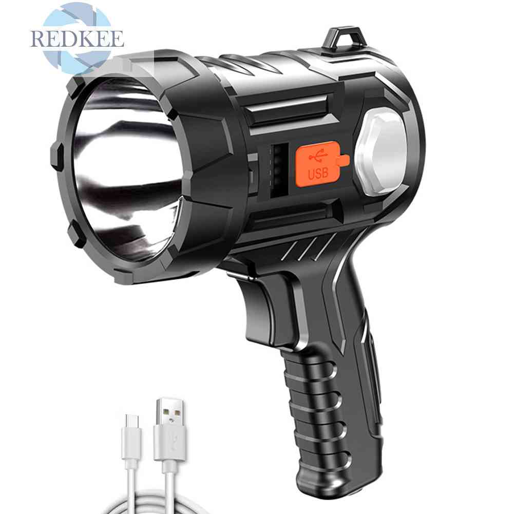 Đèn Pin LED 350lm 6 Chế Độ Sáng, Chống Thấm Nước, Sạc USB Loại C