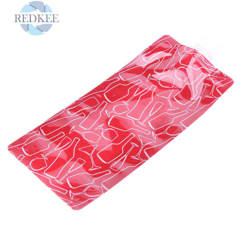 Túi Đựng Nước PE 750mL Có Thể Gấp Gọn Tiện Dụng Khi Đi Cắm Trại