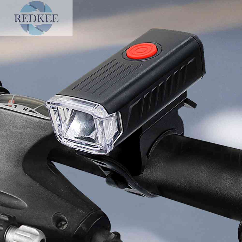 Đèn Pha LED 3 Chế Độ 400LM 700mAh Chống Thấm Nước Có Thể Sạc Lại Bằng Cổng USB Cho Xe Đạp