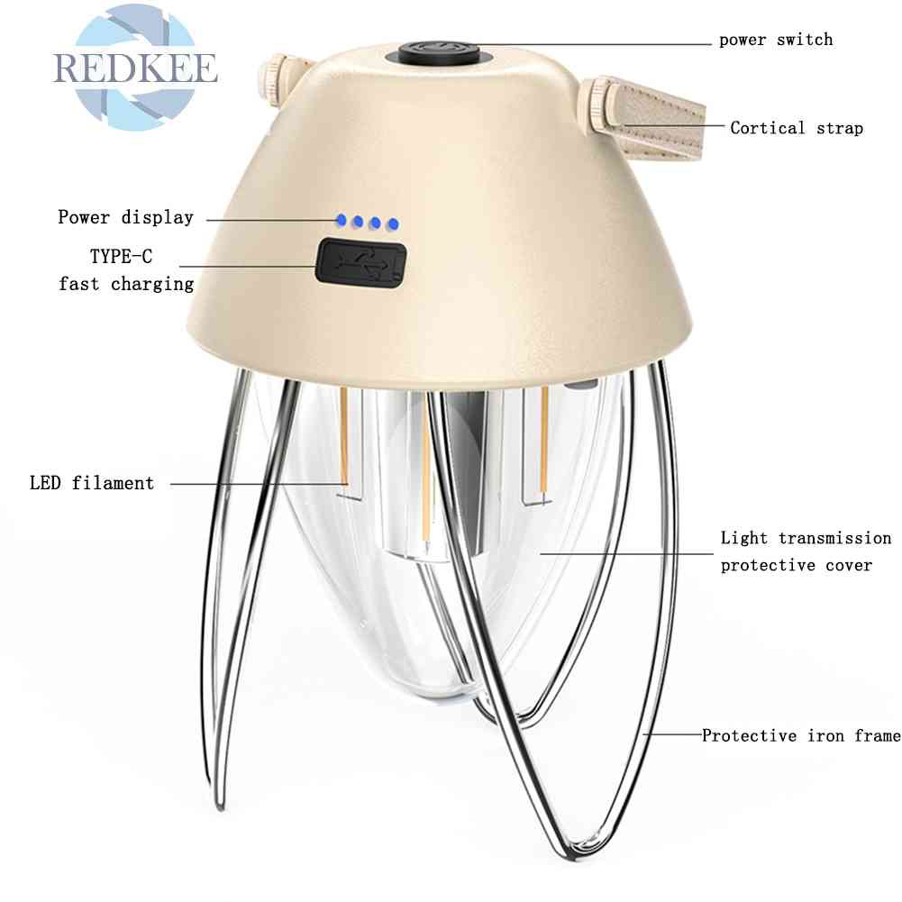 Đèn Lồng Cắm Trại / Câu Cá / Leo Núi Phong Cách Vintage Nhỏ Gọn Tiện